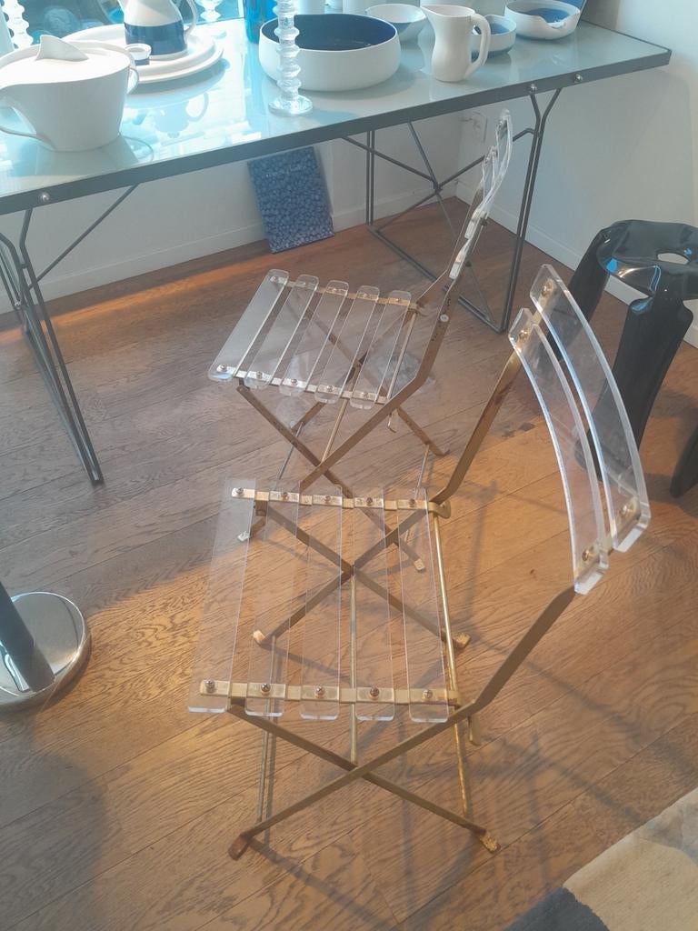 2 chaises pliantes design Lebovici et Berthet, Maison & Meubles, Chaises