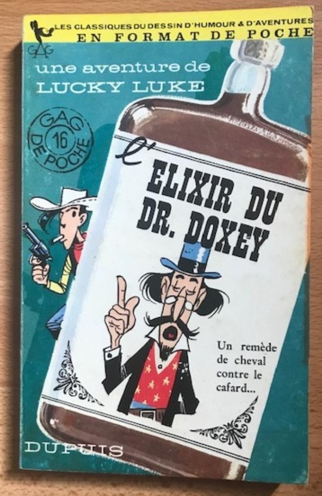 GAG DE POCHE 16 LUCKY LUKE - L'ÉLIXIR DU DR DOXEY - MORRIS, Livres, BD, Enlèvement ou Envoi, Une BD, Comme neuf, Morris