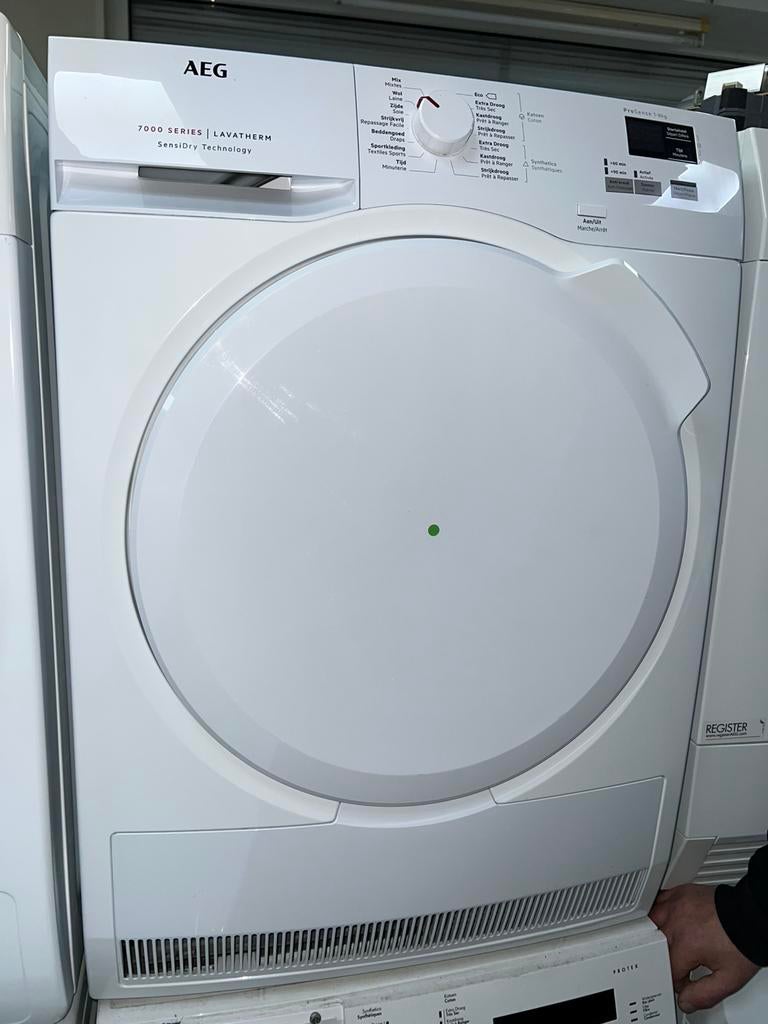 ✅ AEG warmtepomp droger 8kg A+++ MET GARANTIE, Electroménager, Sèche-linge, Comme neuf, Enlèvement ou Envoi