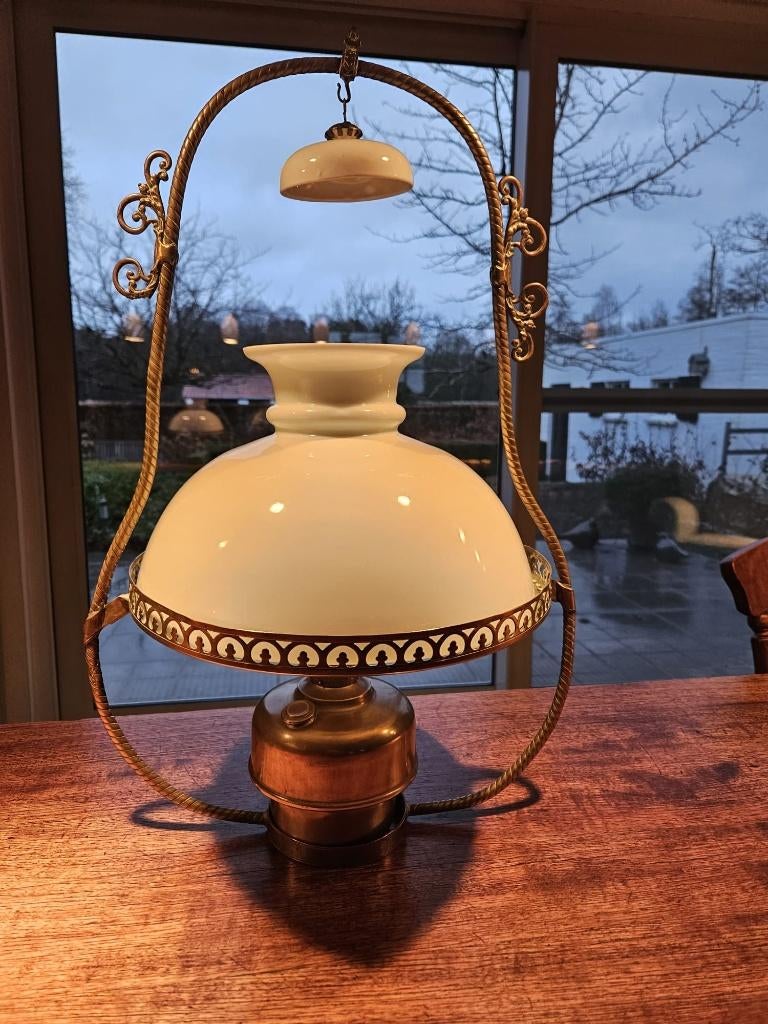 Lampe Belge, Antiek en Kunst, Antiek | Verlichting, Ophalen