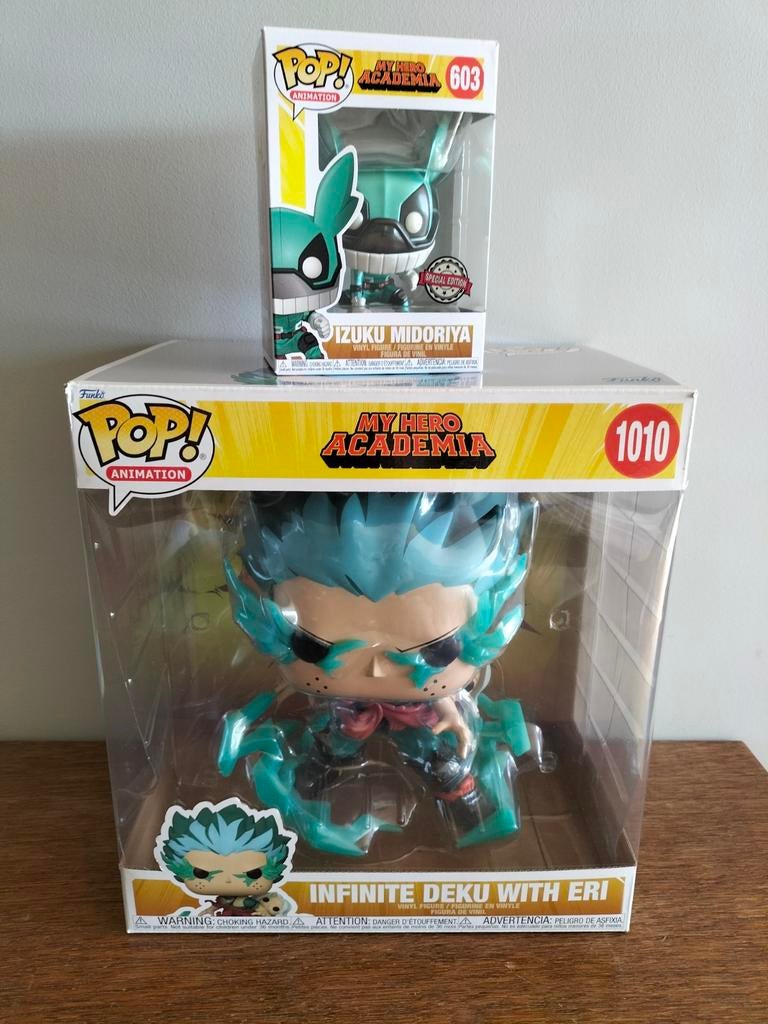 Lot de 2 figurines POP (Funko ) MY HÉRO ACADEMIA, Enlèvement, Neuf, Autres types