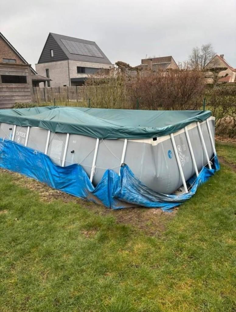 zwembad + toebehoren, Ophalen, Gebruikt, 200 tot 300 cm, 80 tot 120 cm