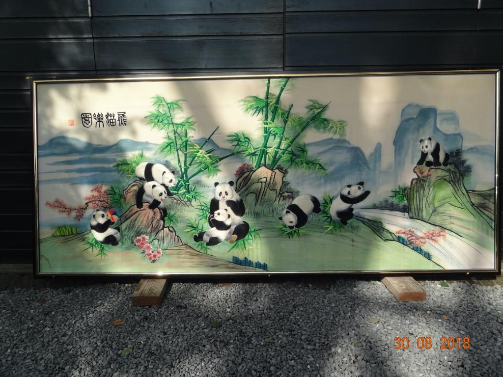 Schilderijen, zijden taferelen, Ophalen