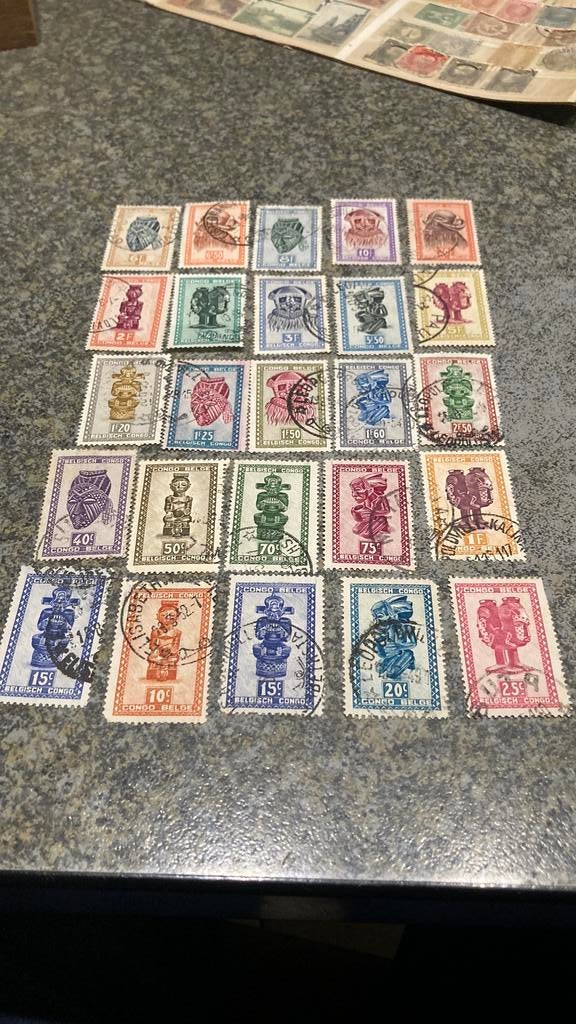 Reeks maskers Belgisch-Congo, Ophalen of Verzenden