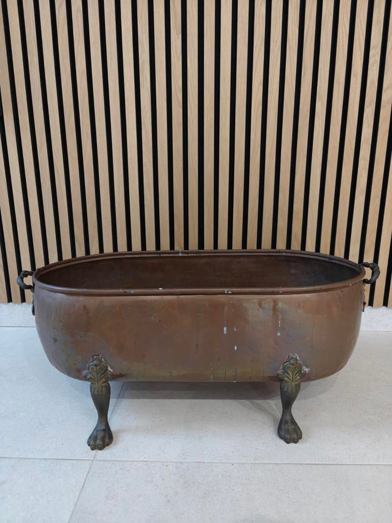 Baignoire cuivre 19eme, Antiquités & Art, Enlèvement ou Envoi