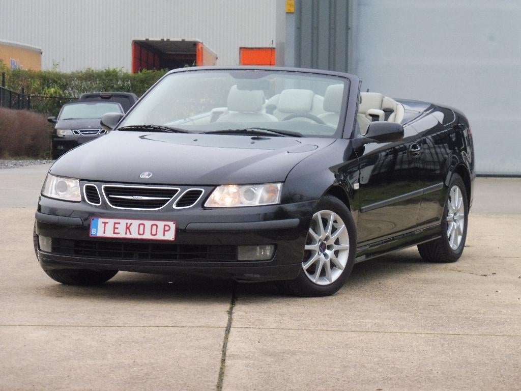 Saab 9-3, 1.8T, 2006, Cabrio, Garantie..., Auto's, Saab, Voorwielaandrijving, 4 cilinders, Cabriolet, Leder