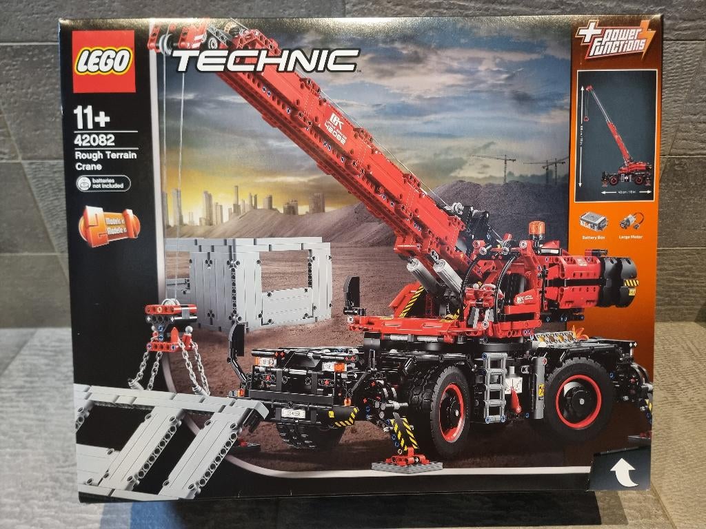 Lego Technic, Kraan voor alle terreinen (42082) Nieuw, Ophalen of Verzenden, Nieuw, Complete set, Lego