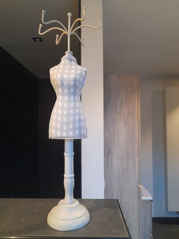 Porte-bijoux/présentoir à bijoux mannequin, Enlèvement ou Envoi, Comme neuf, Beige, Autres représentations