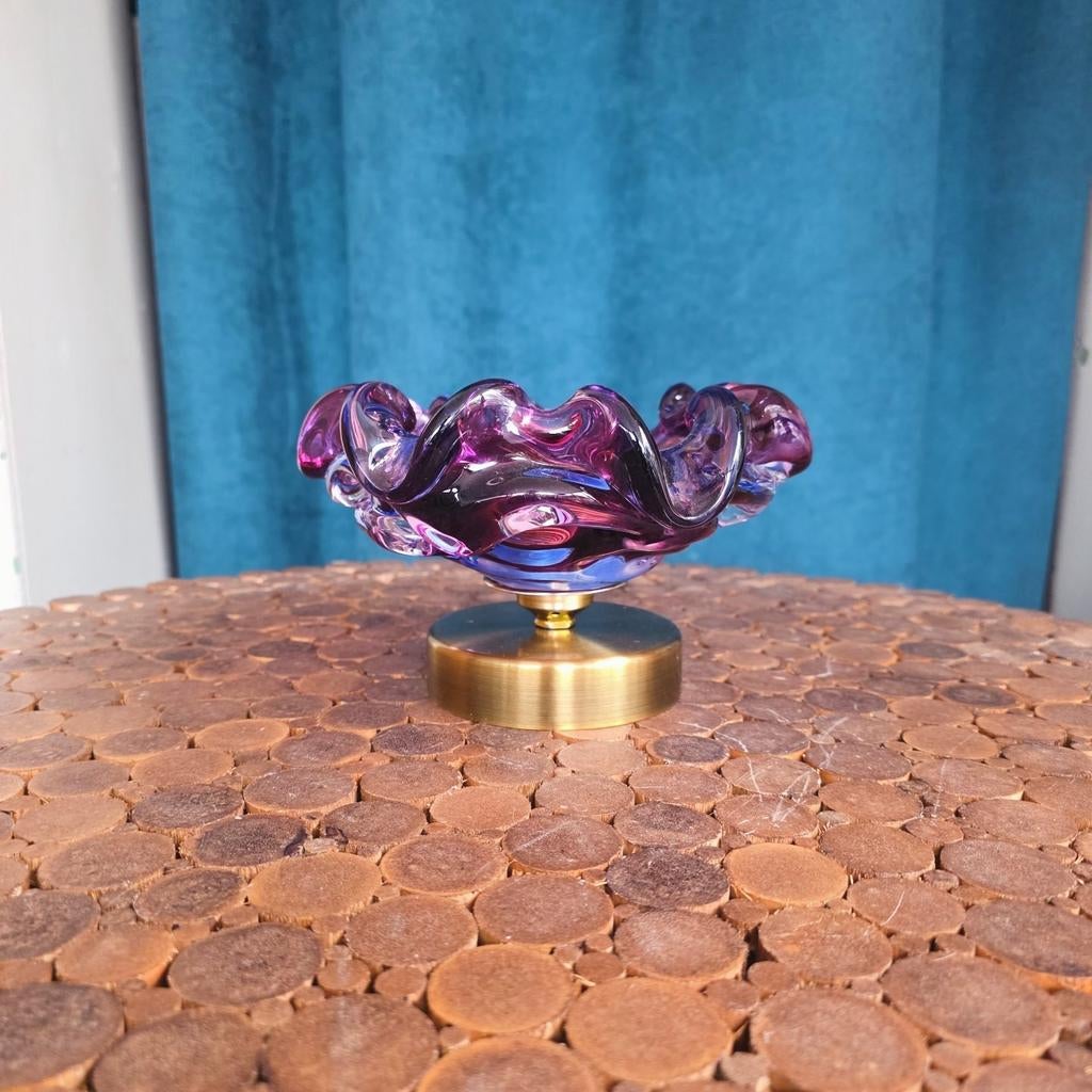 Vintage Murano glazen wandlamp, Ophalen of Verzenden