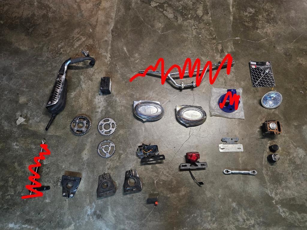 DAX/Monkey Onderdelen, Fietsen en Brommers, Ophalen