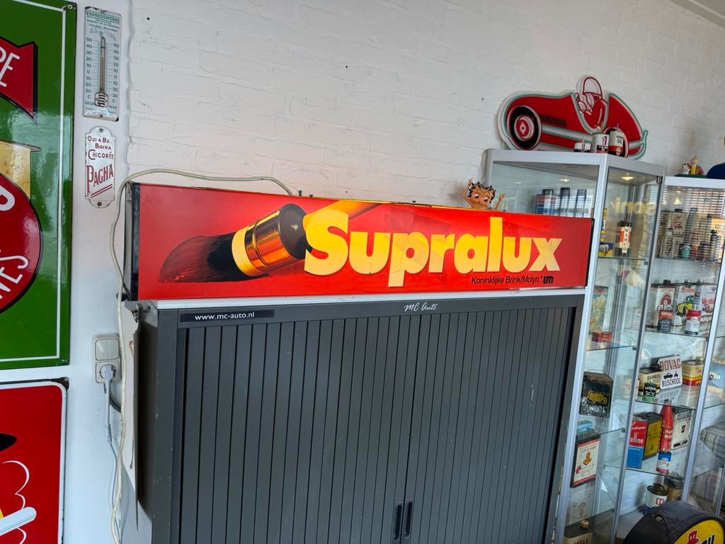 Boîte à lumière publicitaire Supralux Paint, Enlèvement, Utilisé, Table lumineuse ou lampe (néon)