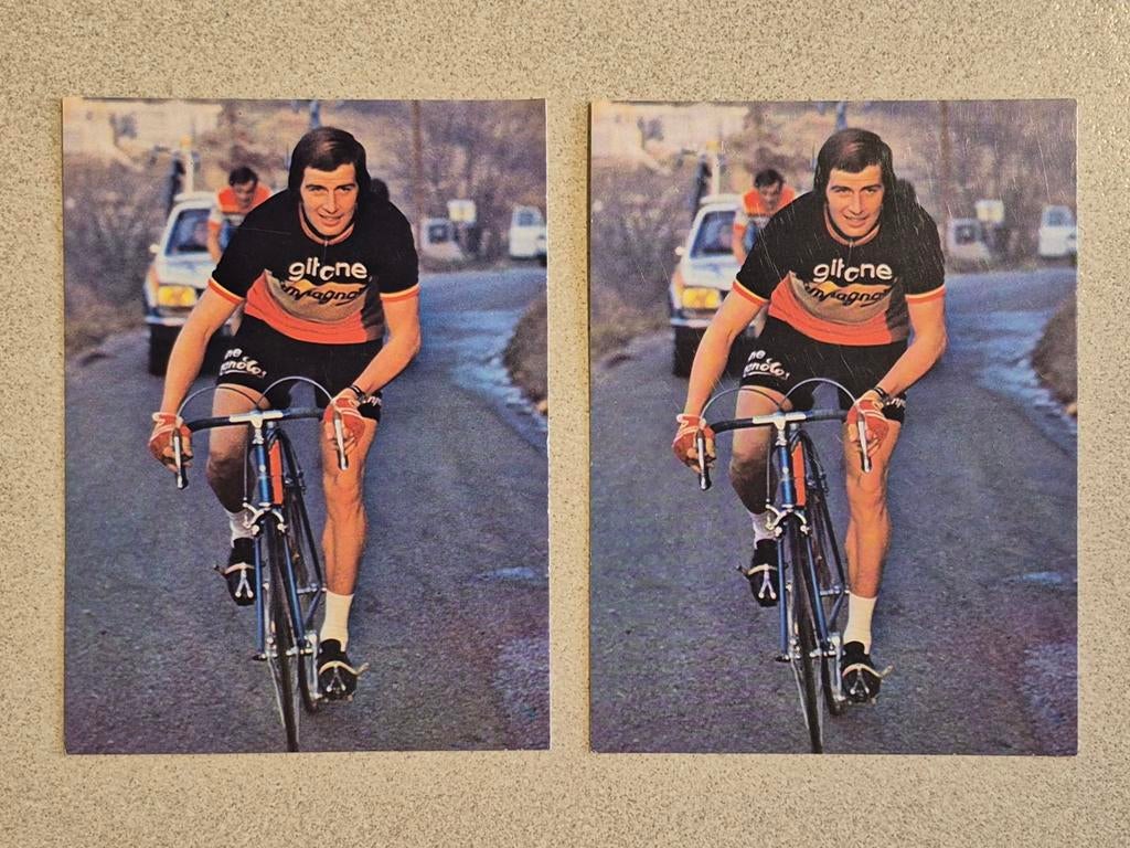 Set wielerkaarten Team Gitane Willy Teirlinck 1972-75, Ophalen of Verzenden, Zo goed als nieuw, Poster, Plaatje of Sticker