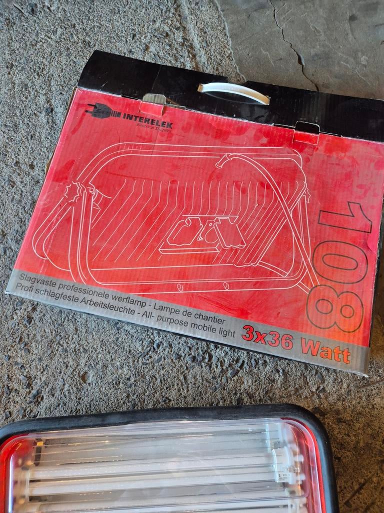  lampe de chantier professionnelle de la marque Interelek,, Bricolage & Construction, Éclairage de chantier, Enlèvement, Lampe