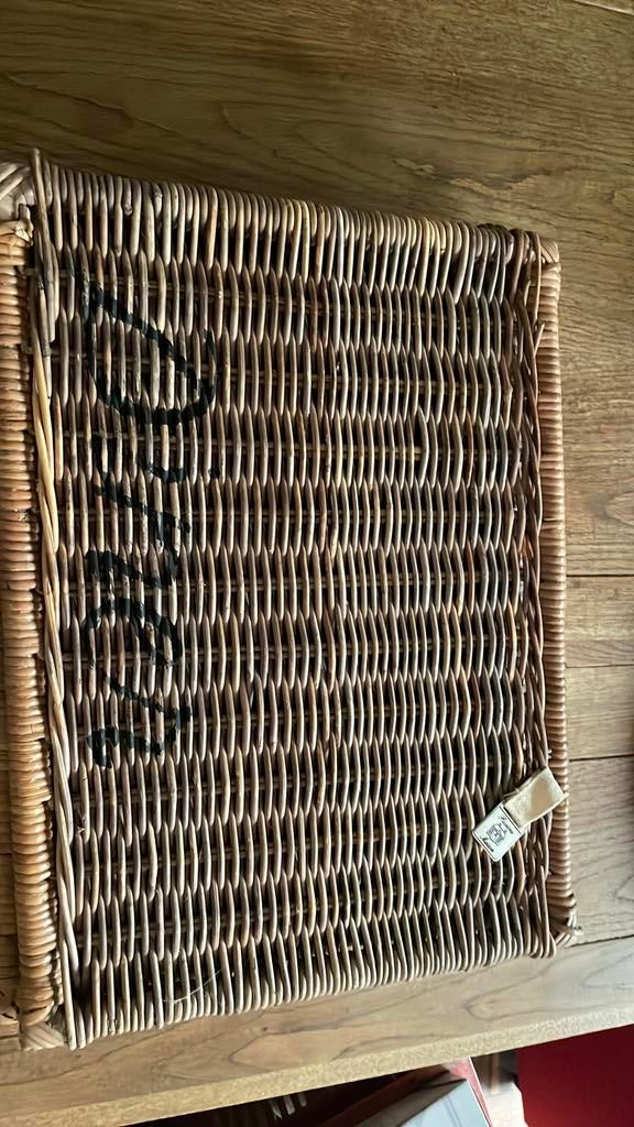 Diner plates riet Riviera Maison x4, Ophalen, Zo goed als nieuw, Riet