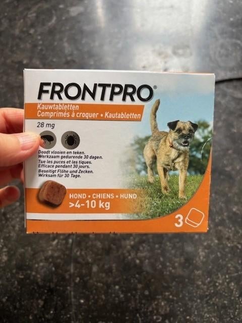 Frontpro anti-teken hond, Dieren en Toebehoren, Ophalen, Nieuw