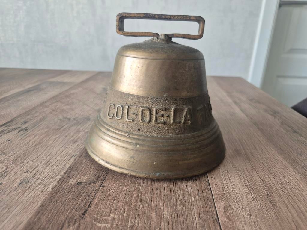 Antieke messing bel – Col de la Faucille, Antiquités & Art, Enlèvement