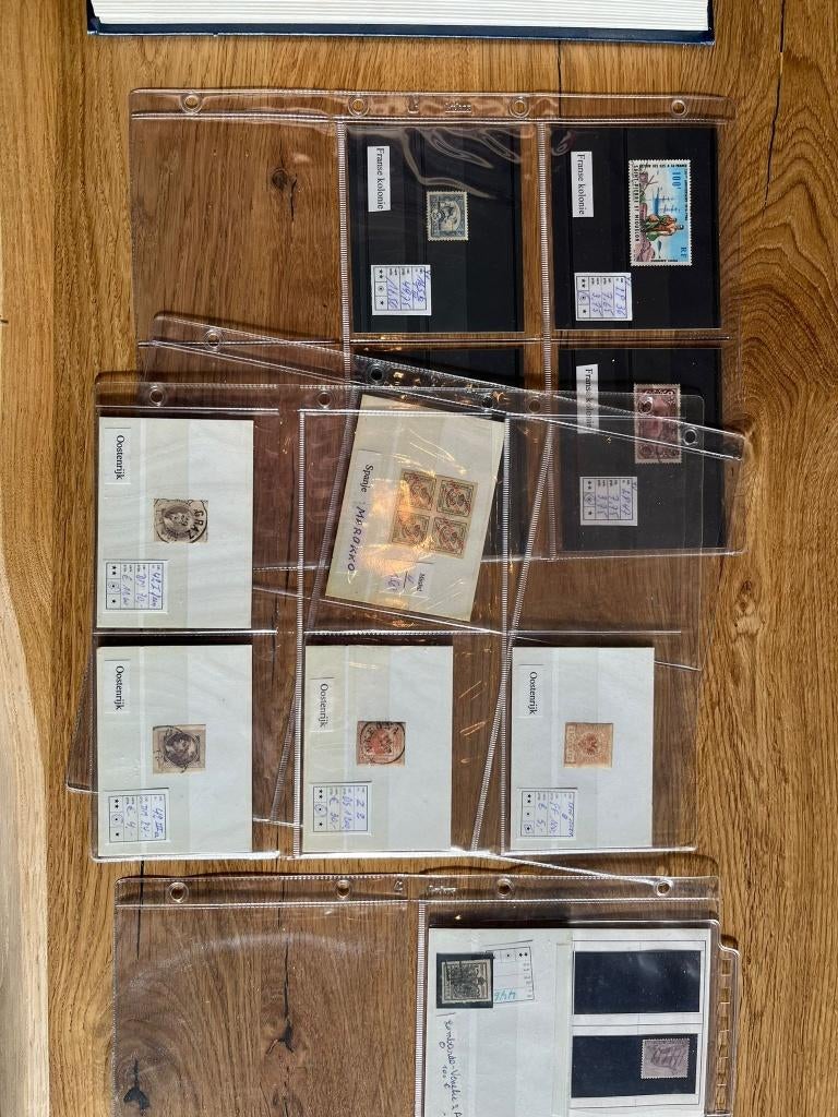 Setje postzegels hoge catalogus waarde, Ophalen of Verzenden