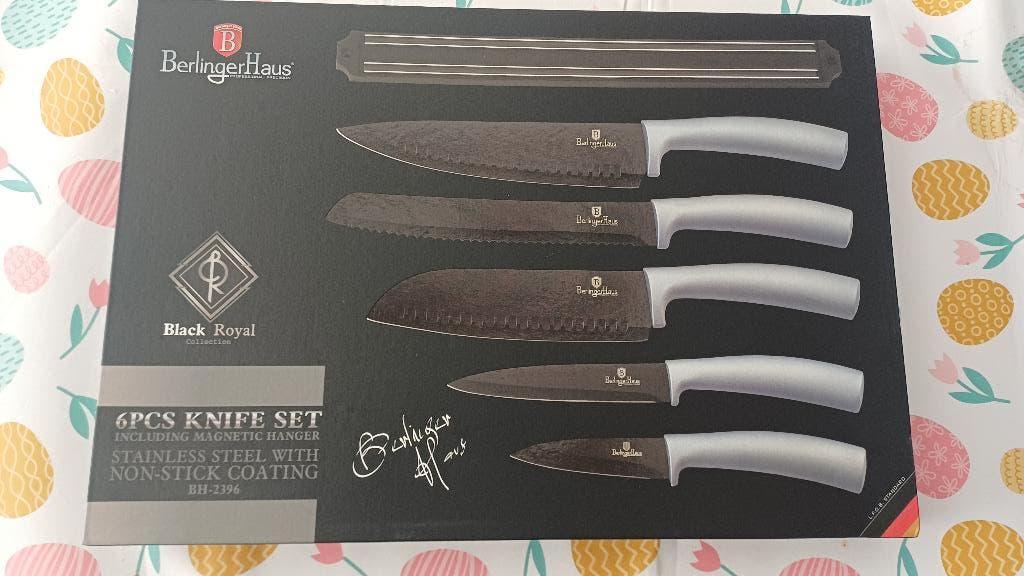 6 delige duitse kwaliteit messen set inclusief magneet muurh, Huis en Inrichting, Keuken | Bestek, Ophalen of Verzenden, Nieuw