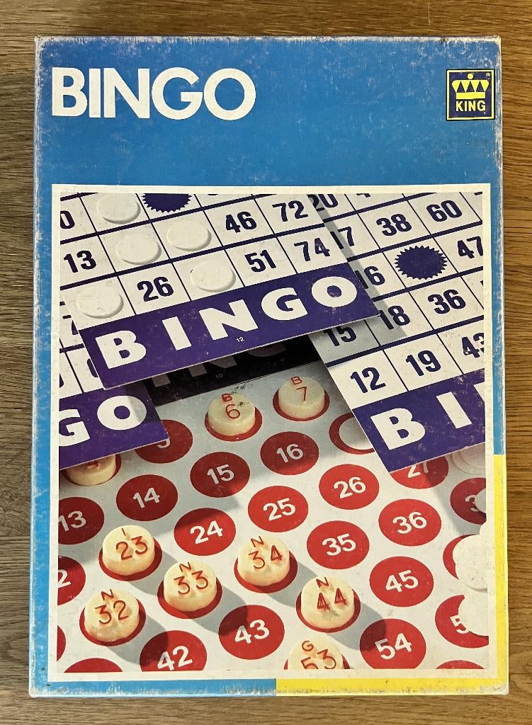 Bingo (1985) Spel, Hobby en Vrije tijd, Gezelschapsspellen | Bordspellen, Ophalen of Verzenden, Gebruikt, King