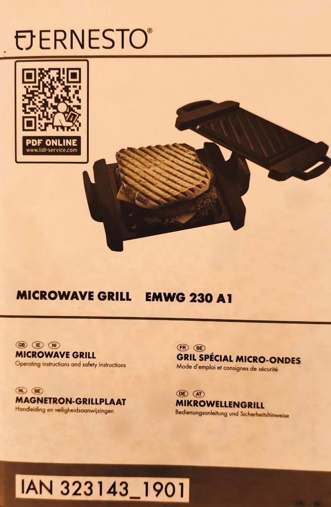Ernesto Microwave grill, Antiek en Kunst, Antiek | Keukengerei, Ophalen