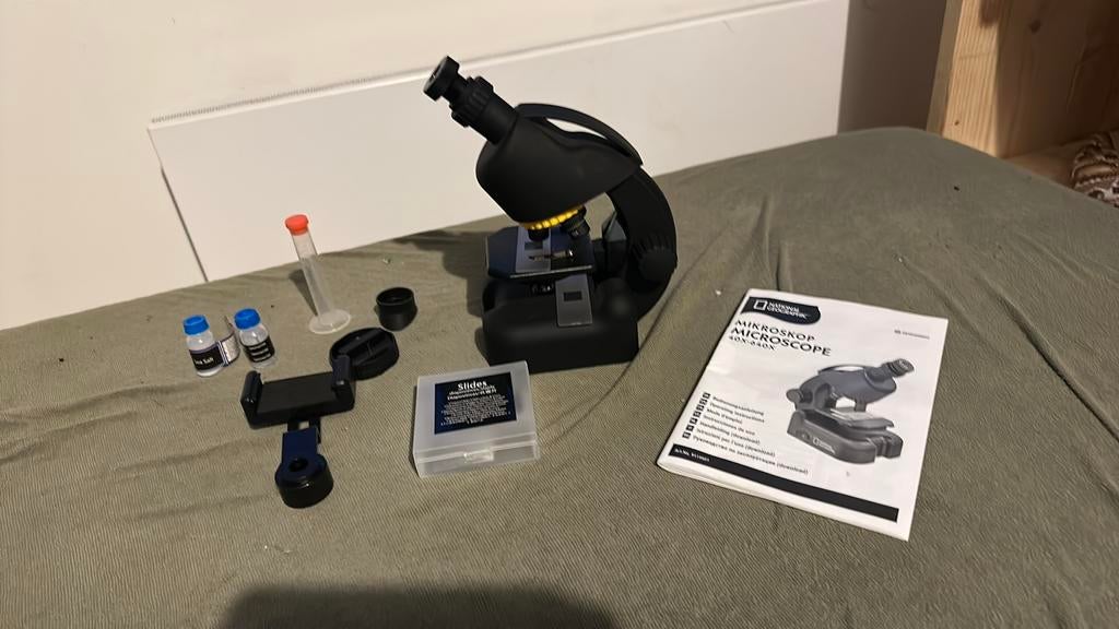 Microscoop national geographic, Ophalen, Gebruikt