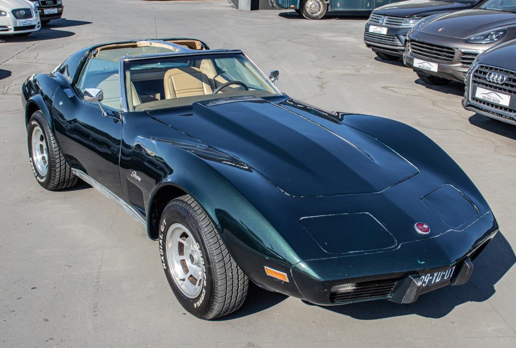 Chevrolet Corvette C3 Stingray 350 Manueel 5.7L V8 T-Top, Auto's, Achterwielaandrijving, Lederen bekleding, Leder, Bedrijf