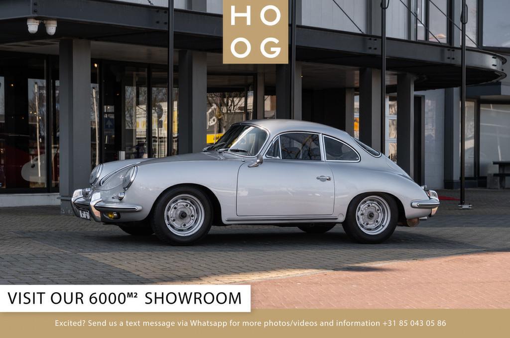 Porsche 356 COUPÉ B (bj 1963), Stof, Zwart, Bedrijf, 82 pk