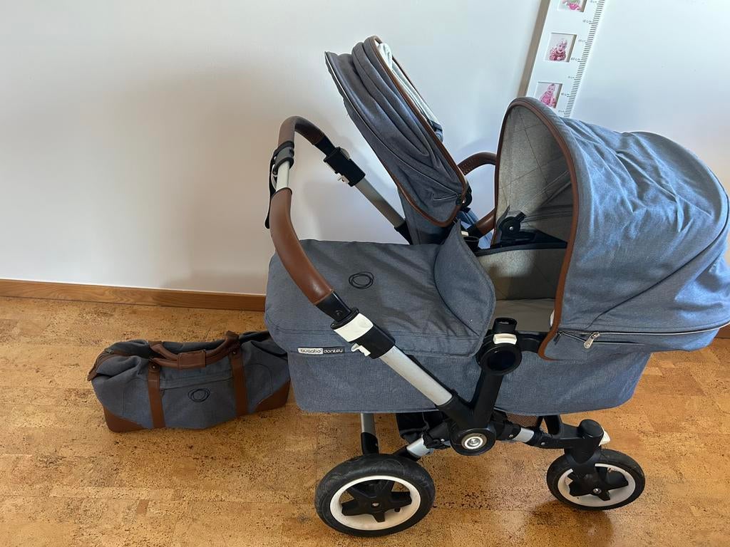 DuoBuggy bugaboo donkey, Kinderen en Baby's, Kinderwagens en Combinaties, Ophalen, Gebruikt, Bugaboo, Duowagen