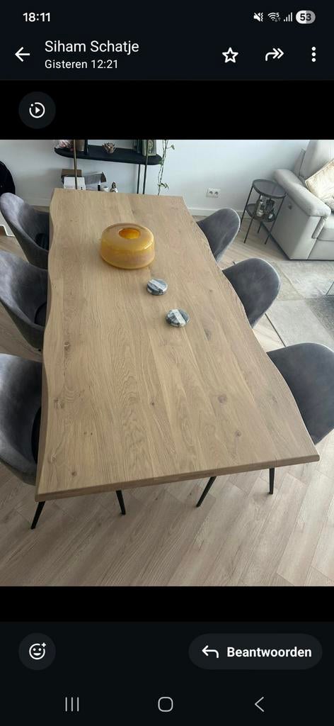 Zo goed als nieuwe tafel en stoelen, Huis en Inrichting, Ophalen of Verzenden