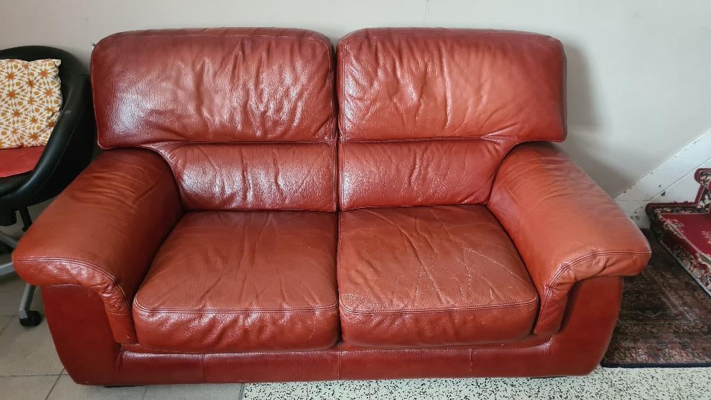 Siège en cuir, Quatre personnes ou plus, Banc droit, Enlèvement, Utilisé