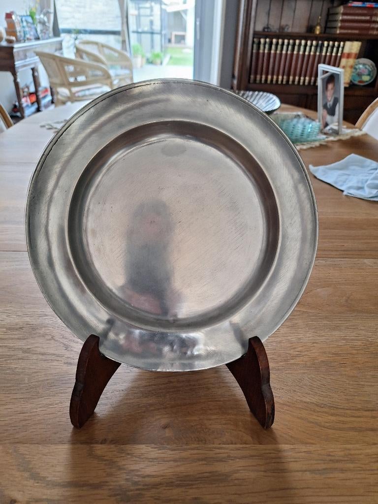 Tinnen bord, Antiek en Kunst, Ophalen