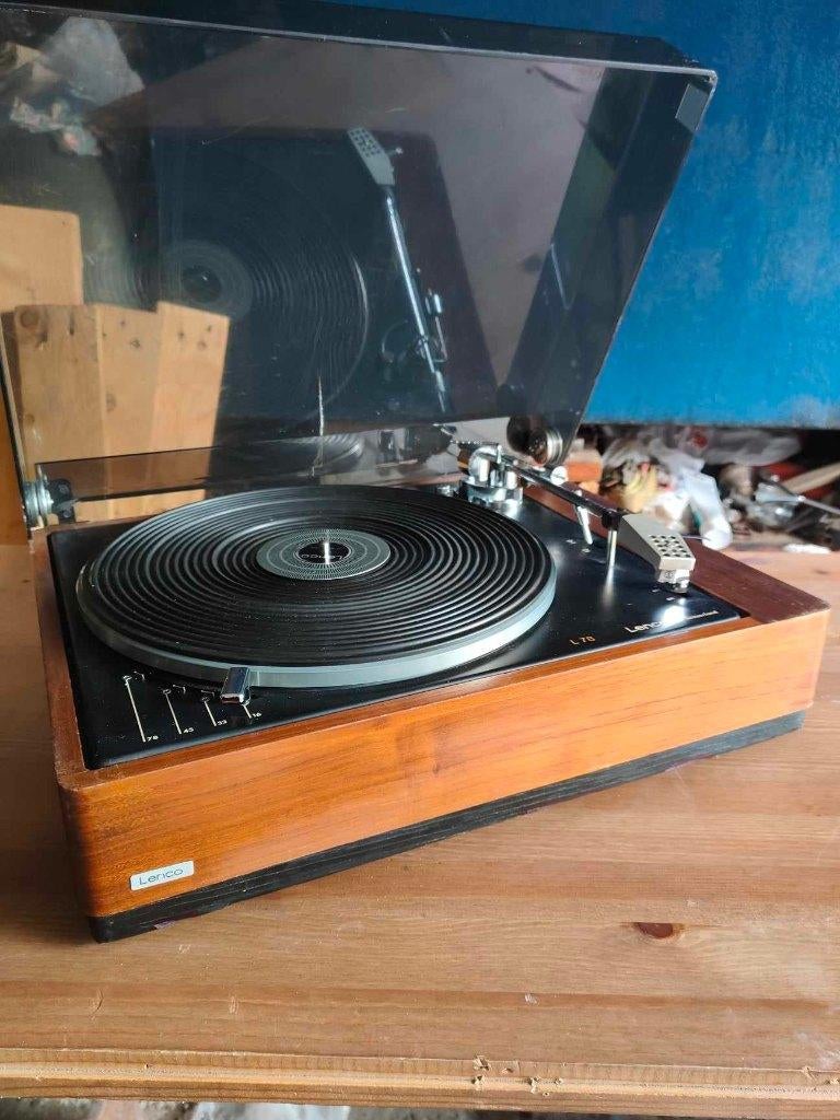 Lenco L78 - Platine vinyles - Audio Technica, Enlèvement ou Envoi, Utilisé, Tourne-disque