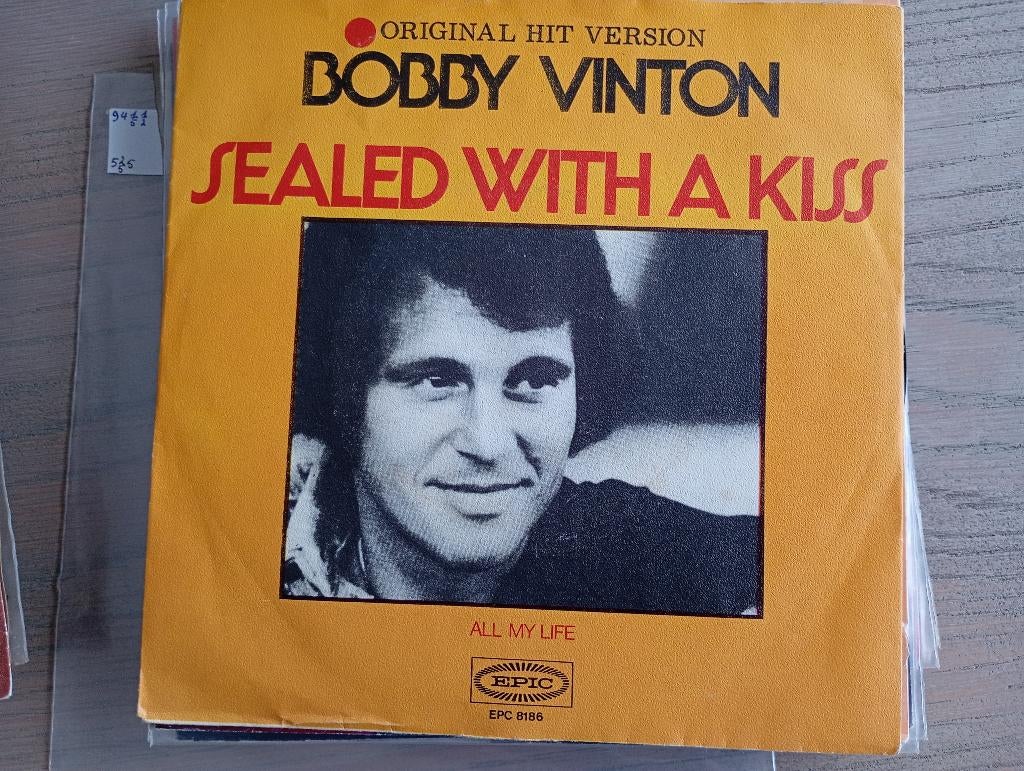 Bobby Vinton - Sealed with a kiss, Cd's en Dvd's, Gebruikt, 7 inch, Single, Ophalen of Verzenden