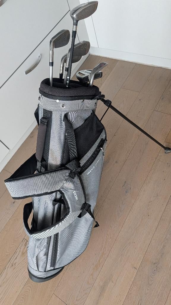 Golf tas Inesis en paar ijzers, Enlèvement, Utilisé, Sac, Autres marques