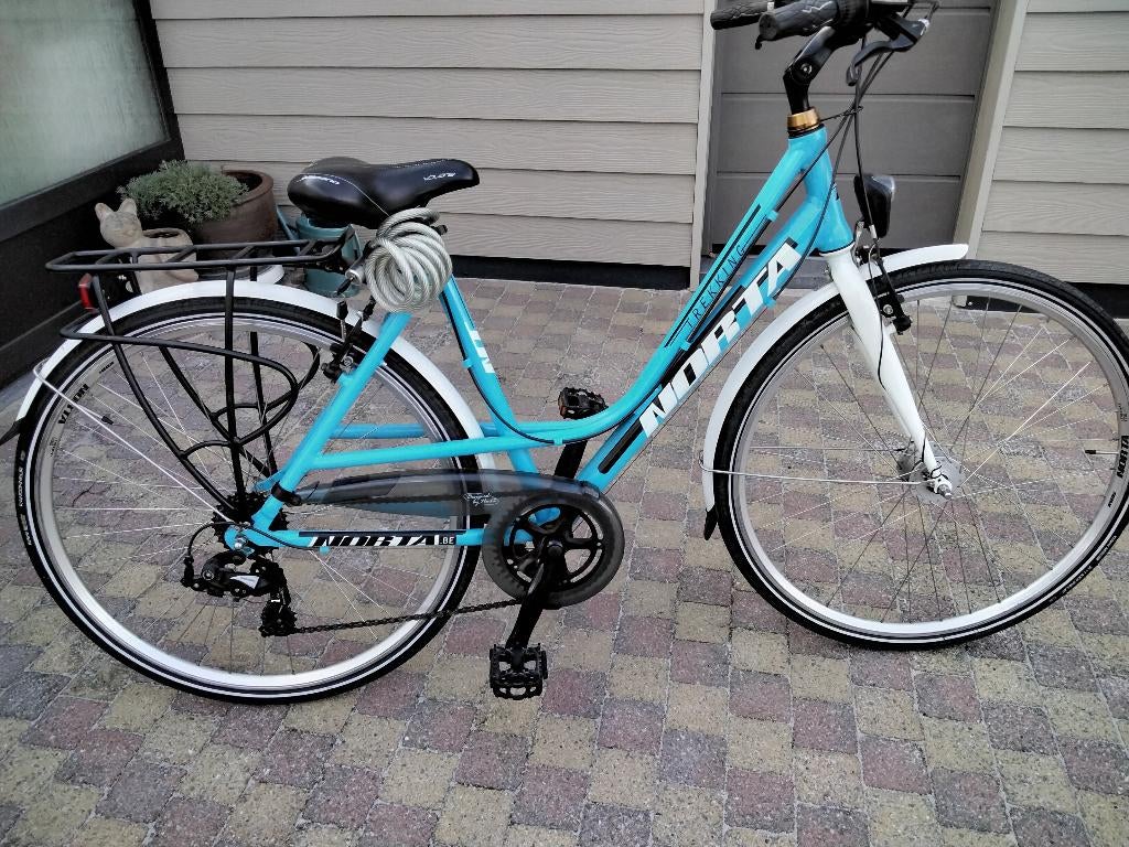 DAMESFIETS NORTA 28 INCH, Fietsen en Brommers, Ophalen, Zo goed als nieuw, Overige merken, Versnellingen