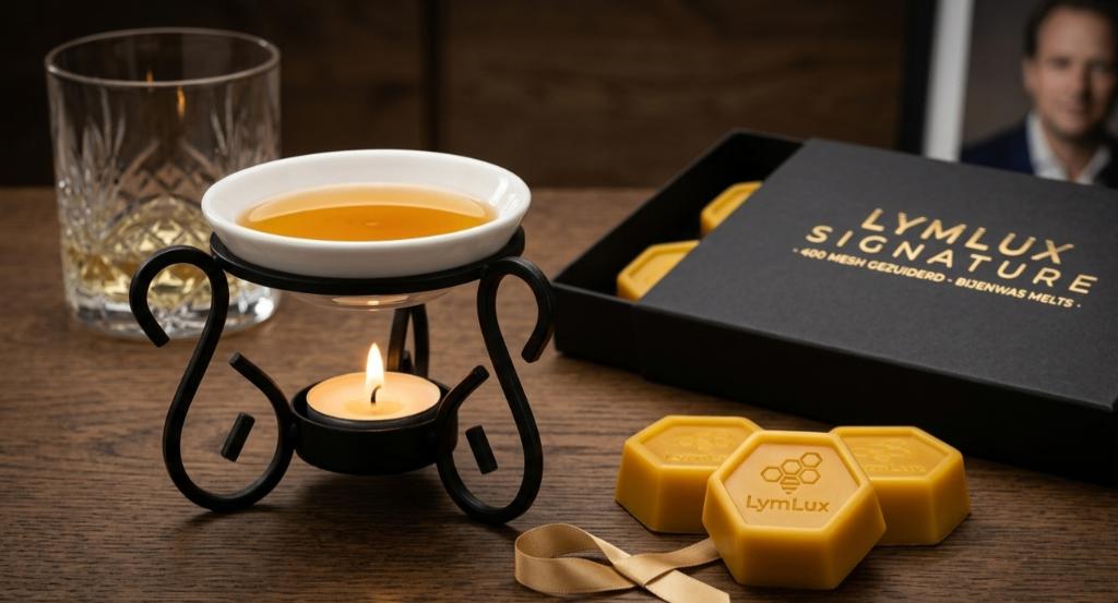 👉 LymLux Handgemaakte Bijenwas Melt Set (Premium + Brander), Ophalen of Verzenden, Nieuw