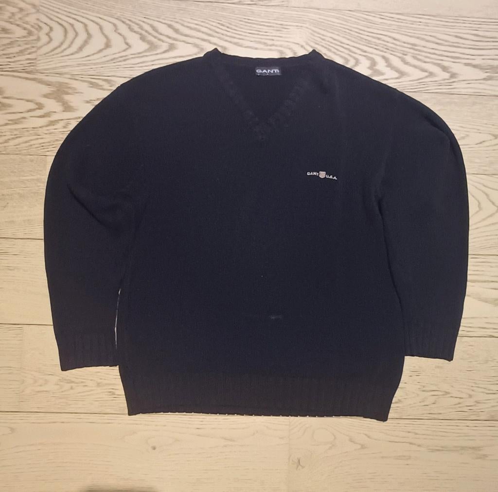 Pull bleu pour homme de grande taille, Enlèvement, Taille 52/54 (L), Comme neuf, Gant
