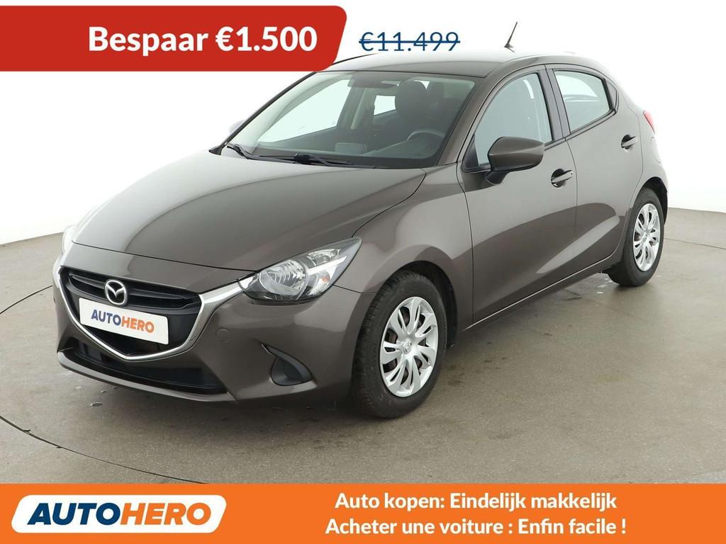 Mazda 2 1.5 Exclusive-Line (bj 2016), Auto's, Mazda, Voorwielaandrijving, Stof, Gebruikt, Zwart