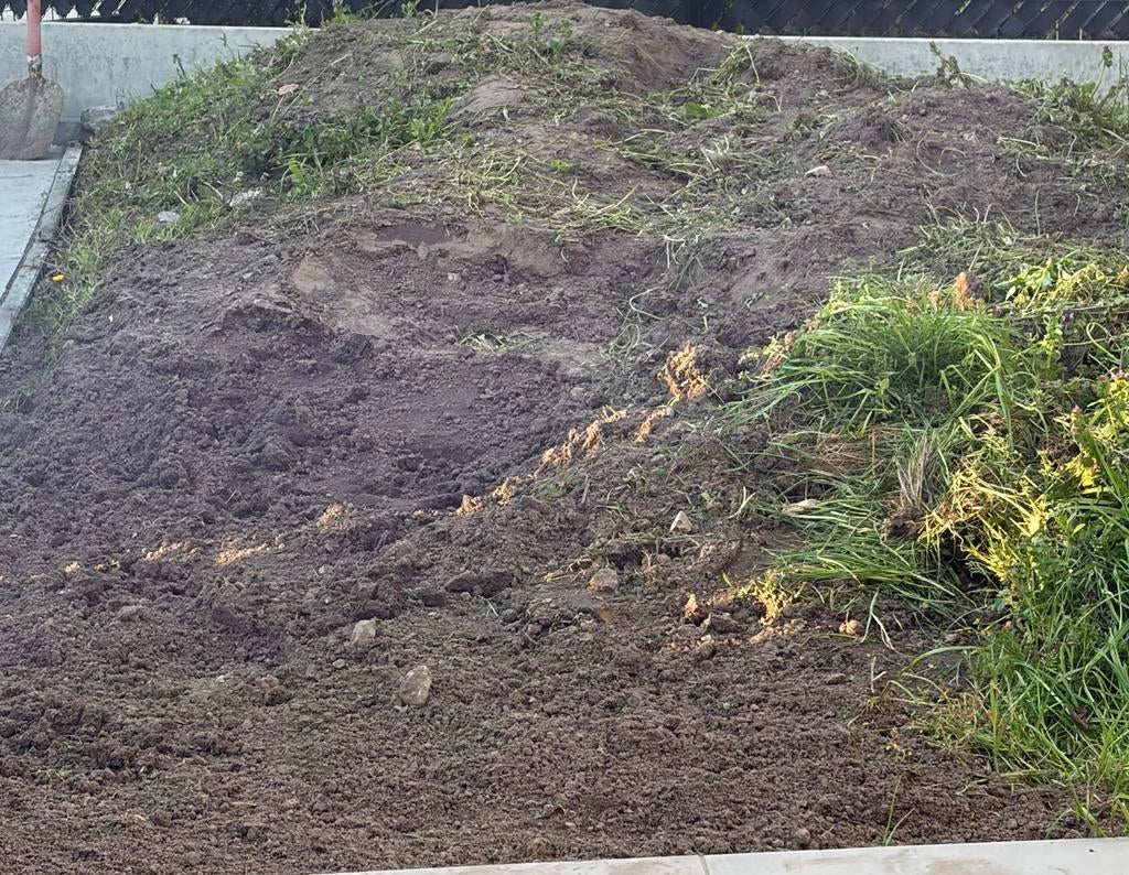 Gratis aarde, Tuin en Terras, Ophalen