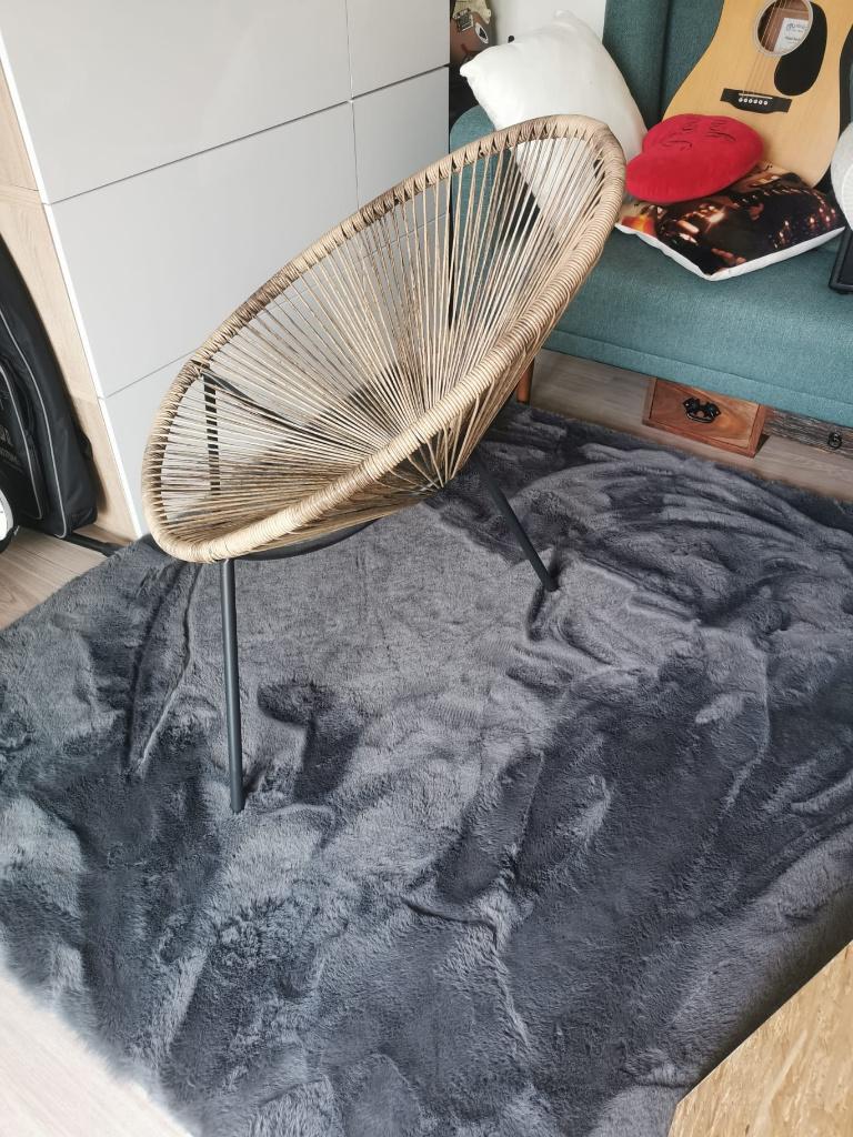 Rieten stoel, Ophalen, Bruin, Riet of Rotan, Zo goed als nieuw