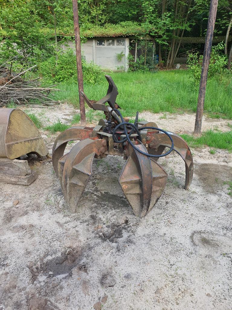 Grijper, Ophalen, Graafmachine