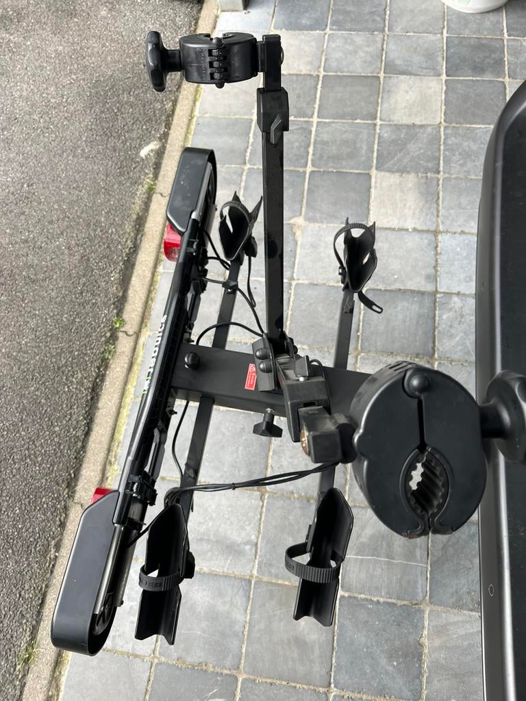 Merk spinder, Auto diversen, Ophalen, Gebruikt, 2 fietsen, Trekhaakdrager