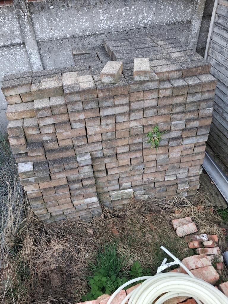 Klinker gratis, Tuin en Terras, Tegels en Klinkers, Ophalen, Gebruikt, Klinkers