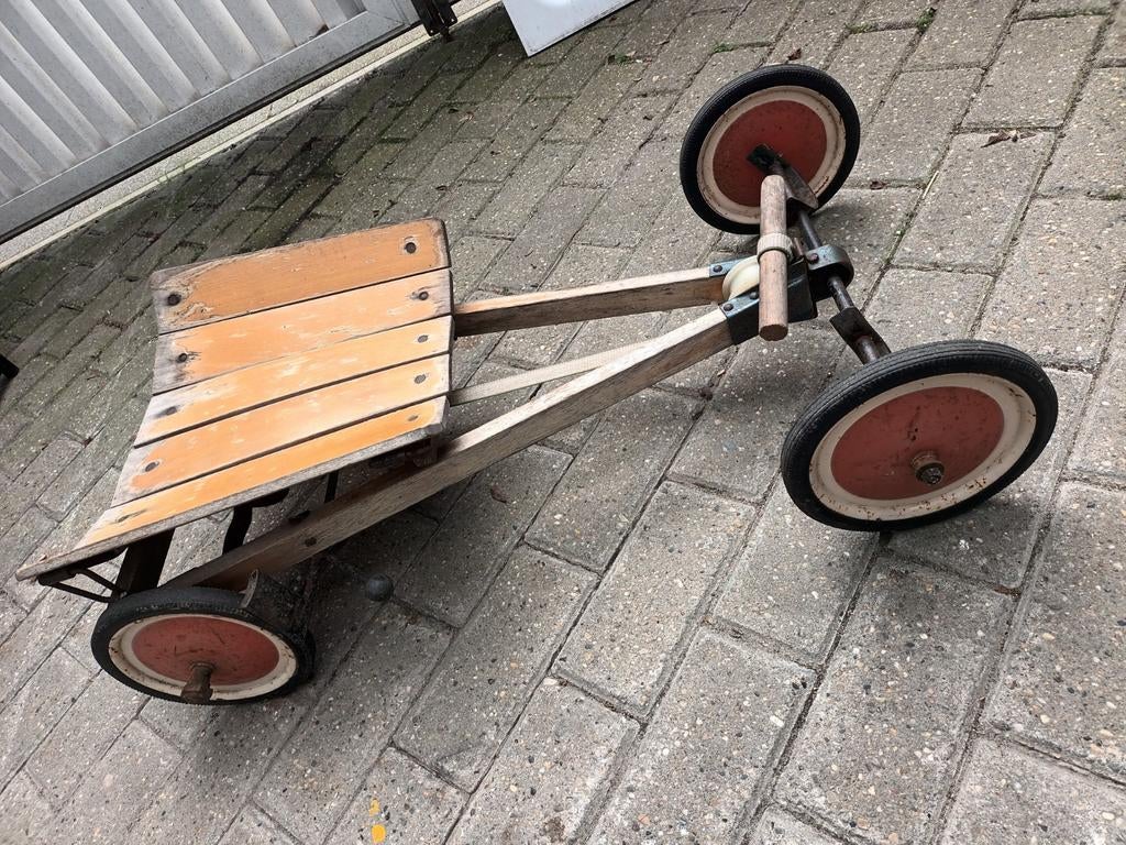 Steiff Ruder Renner, vintage Duits speelgoed uit jaren 50, Antiek en Kunst, Ophalen