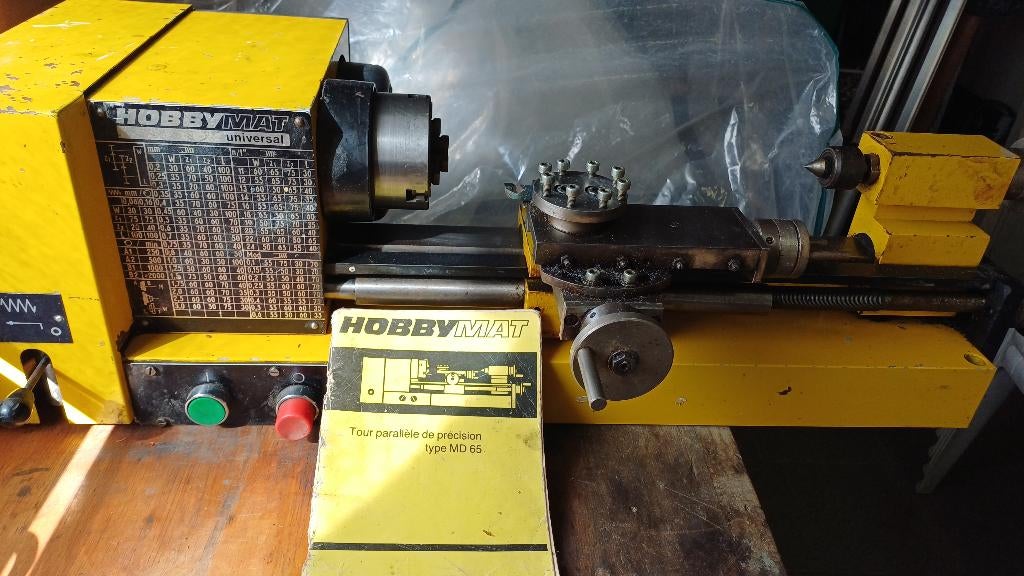 Hobbymat Draaibank, Hobby en Vrije tijd, Overige Hobby en Vrije tijd, Ophalen, Gebruikt