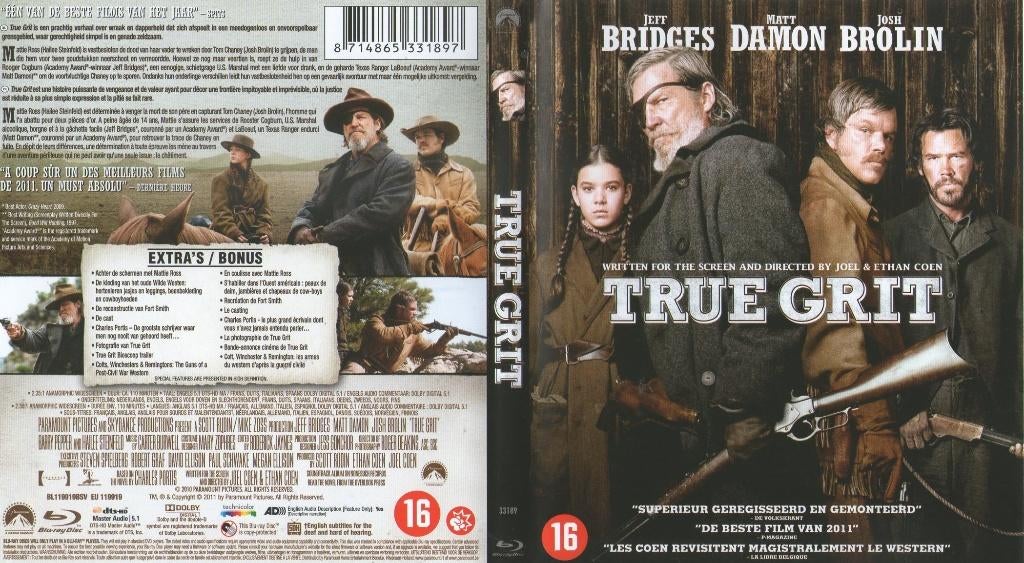 true grit (blu-ray) neuf, Enlèvement ou Envoi, Comme neuf, Autres genres