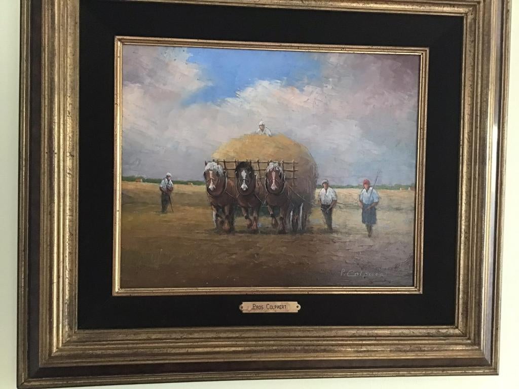 Schilderij van Pros Colpaert (met certificaat), Ophalen