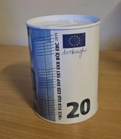 Spaarpot, Verzamelen, Spaarpotten, Verzenden, Gebruikt, Metaal of Blik, Overige thema's