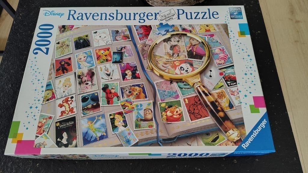 Puzzel Ravensburger 'postzegels' 2000 stukjes, Enlèvement