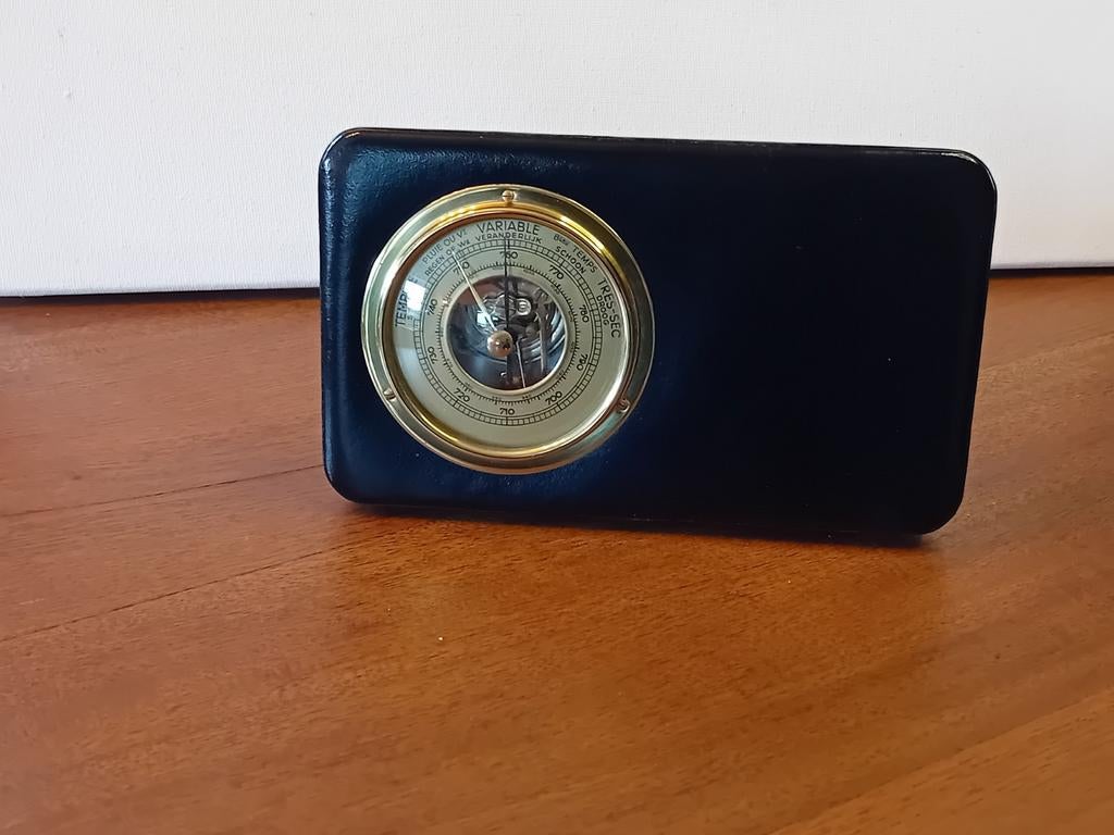 Magnifique baromètre anéroïde vintage de la marque Gischard,, Antiquités & Art, Envoi